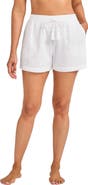 Tommy Bahama Eyelet Cove Cotton Cover-Up Shorts