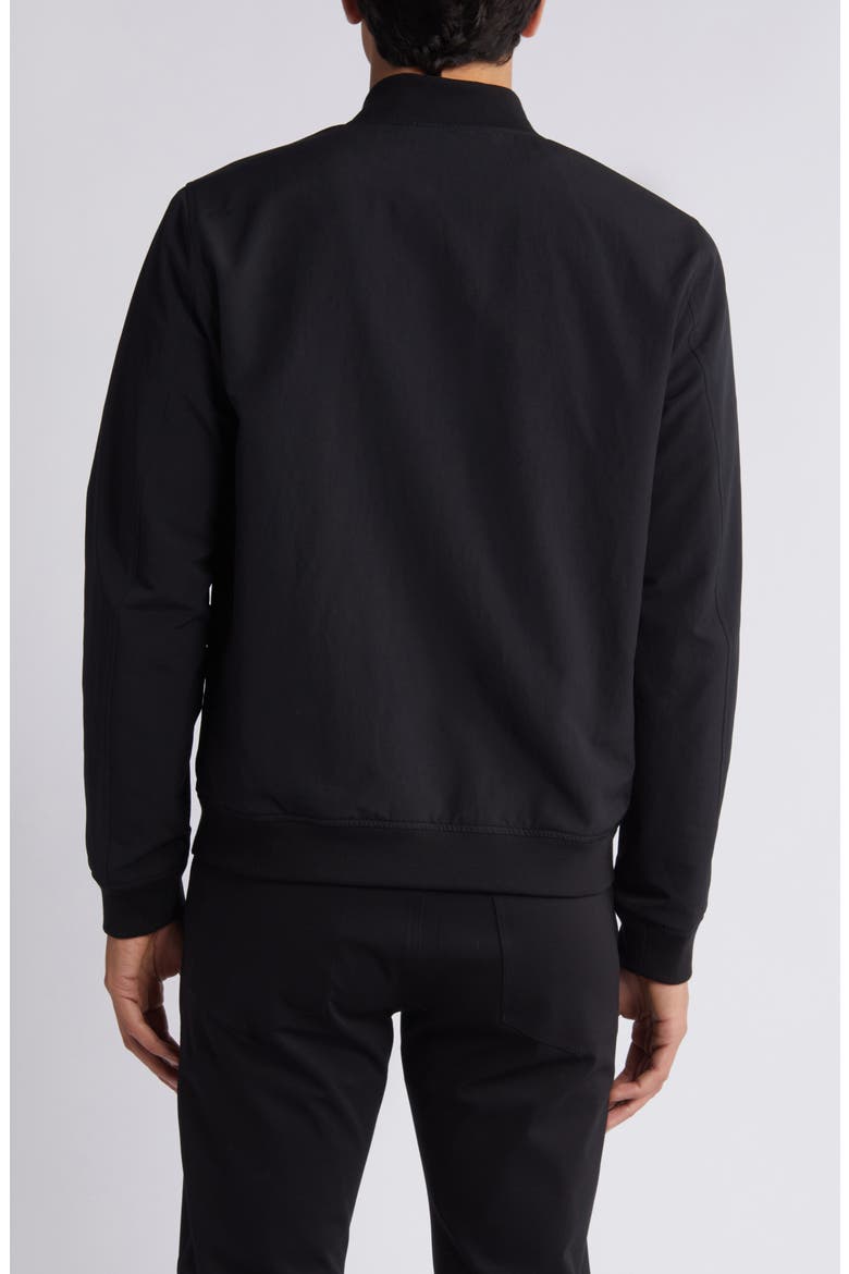 Brenton Bomber Jacket, Alternate, color, BLACK