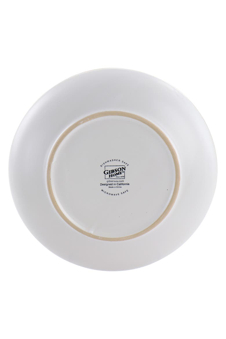 Rockaway 12 Piece Stoneware Dinnerware Set, Alternate, color, White