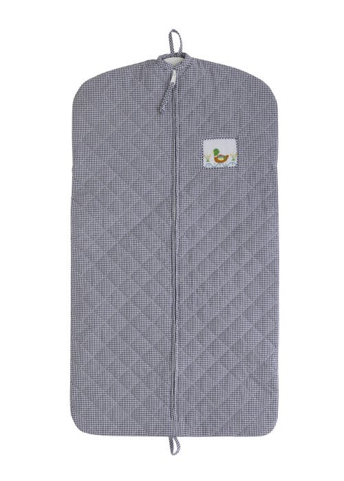 Little English Quilted Garment Bag in Mallard 