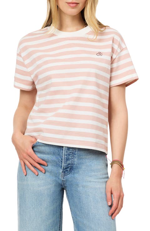 Boxy Yarn Dye Stripe T-Shirt