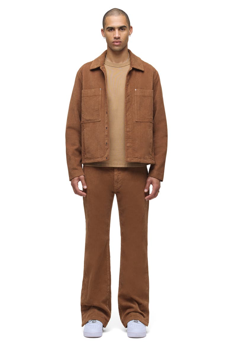 Walker Cotton Trouser Pants, Alternate, color, TOFFEE