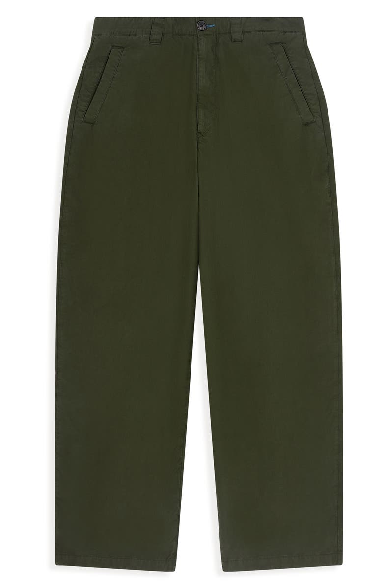 PS Paul Smith Relaxed Fit Cotton Workwear Chinos, Main, color, Very Dark Green