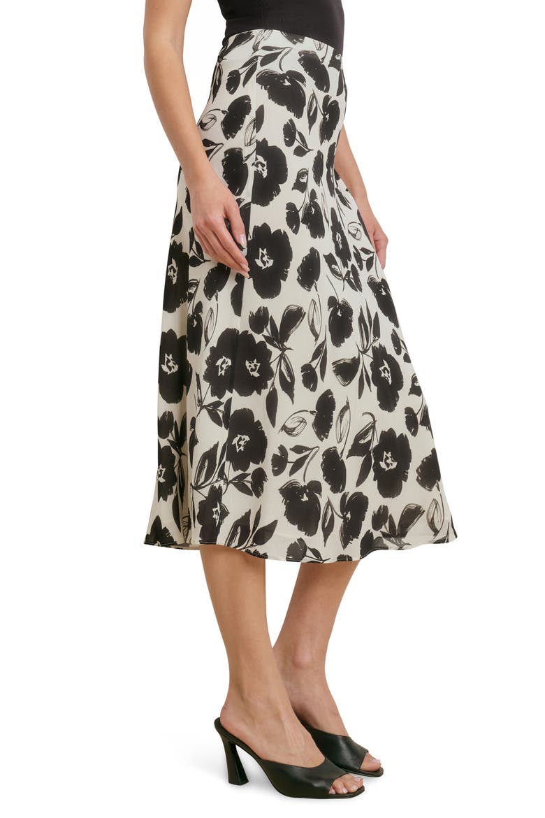 The Jojo Floral Midi Skirt, Alternate, color, BRUSHED NEUTRAL FLORAL