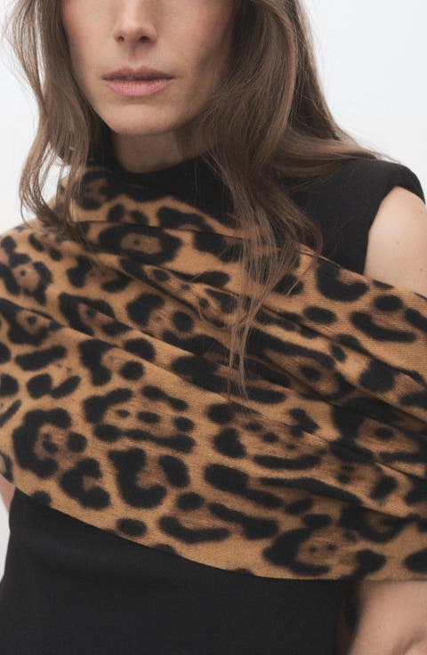 Leopard Print Scarf