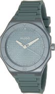 BOSS Grail Light Silicone Strap Watch, 42mm