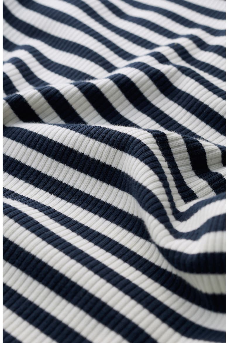 Hazel Stripe Cotton Turtleneck, Alternate, color, MINI CORNISH MARITIME CHALK