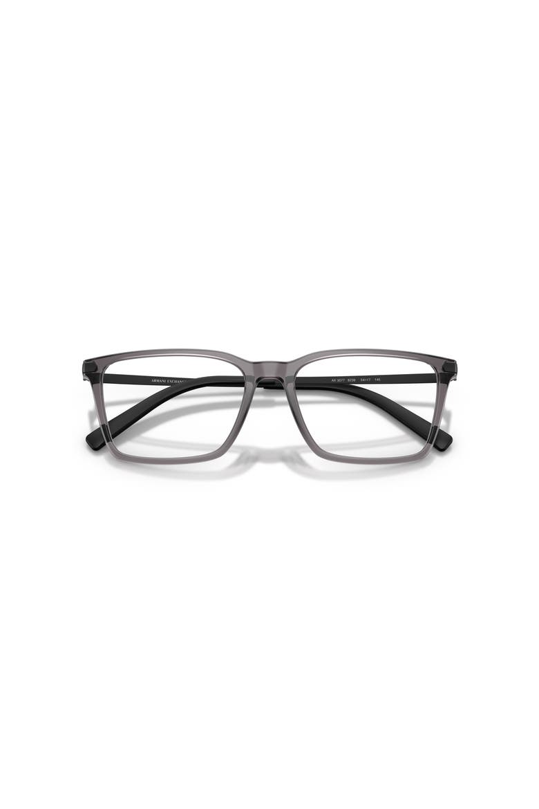 54mm Rectangle optical glasses, Alternate, color, Grey
