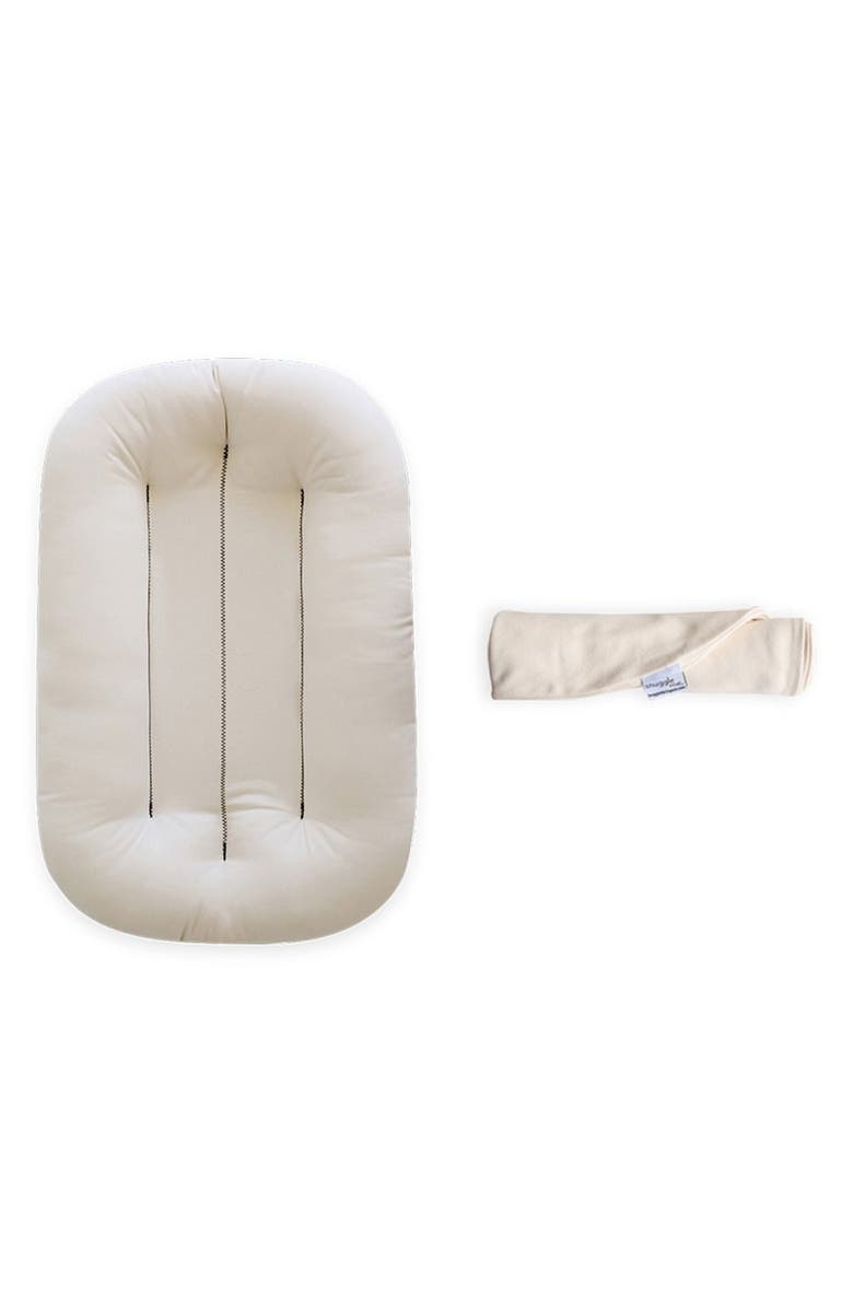 Snuggle Me Infant Lounger Cover, Alternate, color, Natural