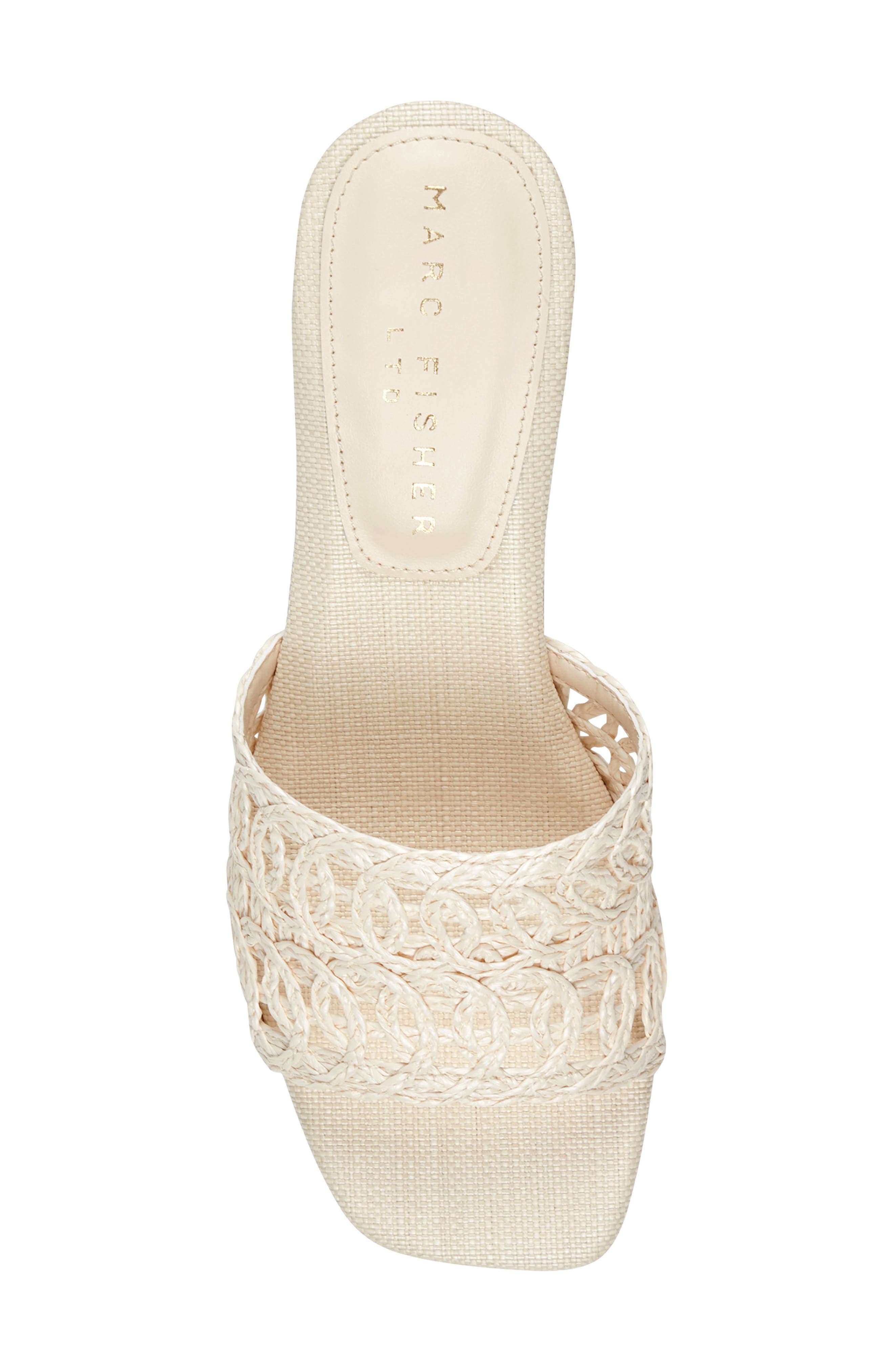 Marc Fisher LTD Follie Sandal, Alternate, color, Ivory