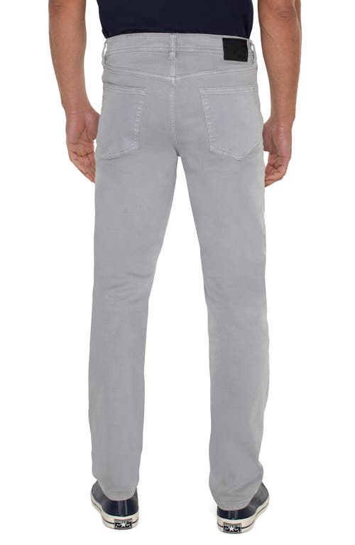 Liverpool Kingston Modern Straight Leg Jeans In Gray