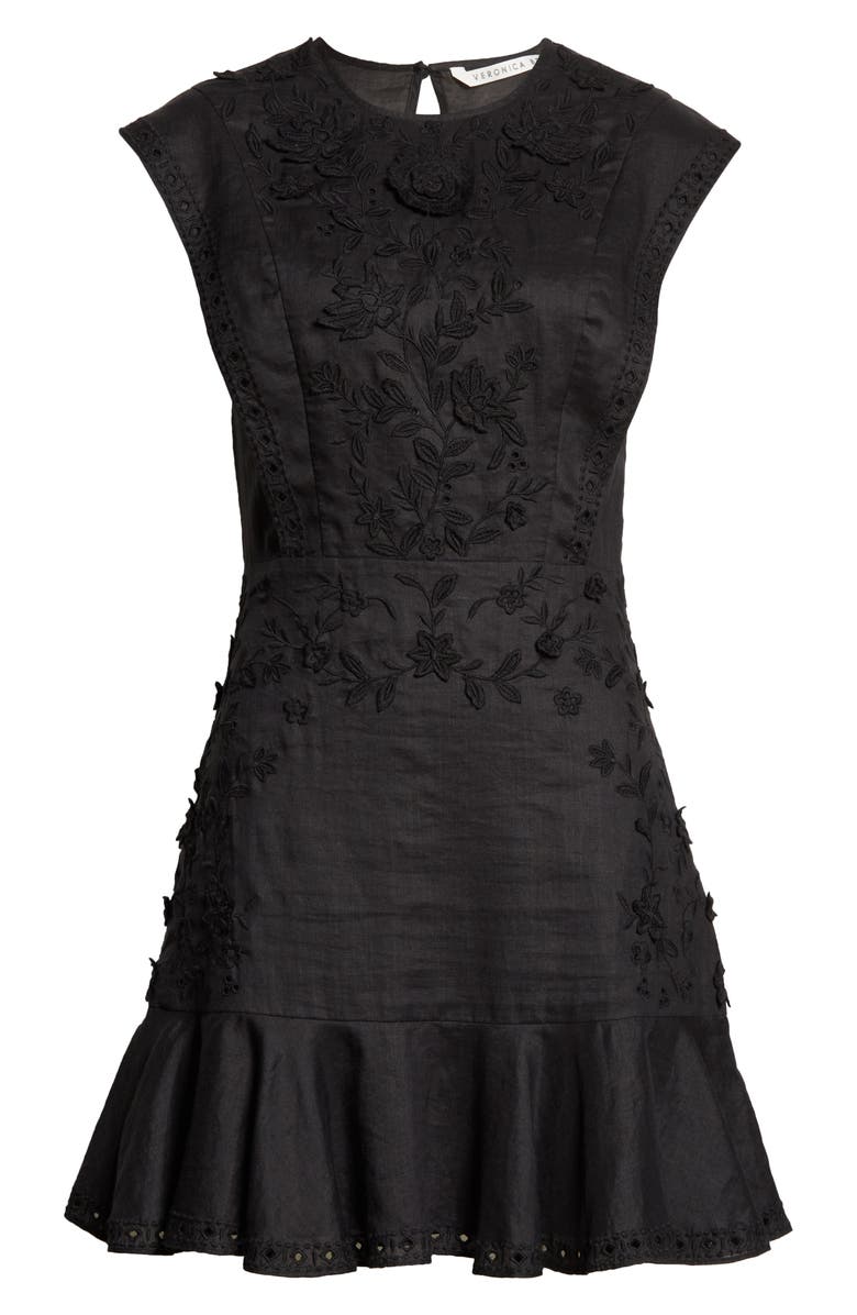 Veronica Beard Kerison Fit & Flare Dress, Alternate, color, 