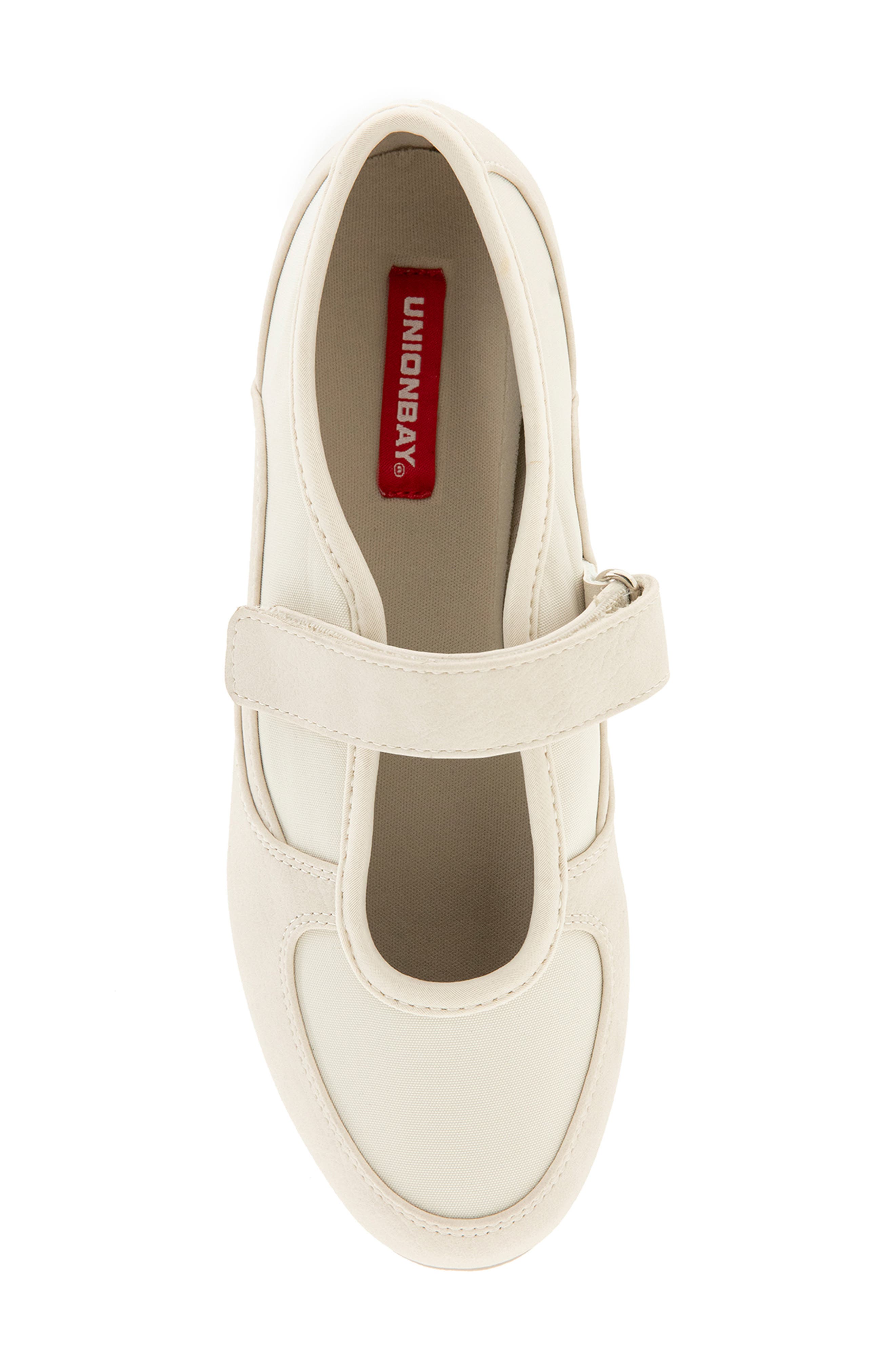 UNIONBAY Ruby Mary Jane Sneaker, Alternate, color, White