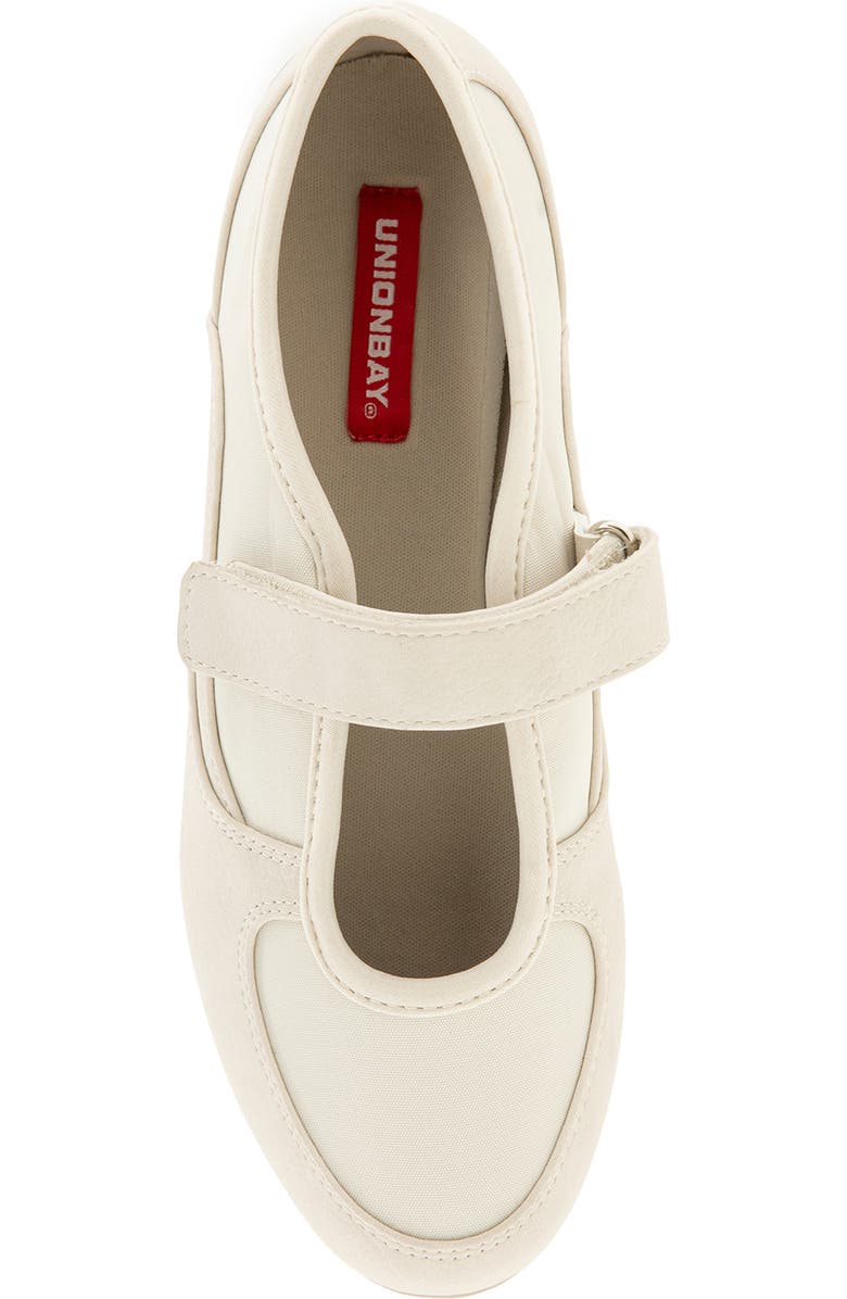 UNIONBAY Ruby Mary Jane Sneaker, Alternate, color, White