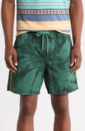 Gotcha Cortez Print Drawstring Shorts