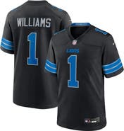 Nike Men's Nike Jameson Williams Black Detroit Lions 2nd Alternate Game Player Jersey