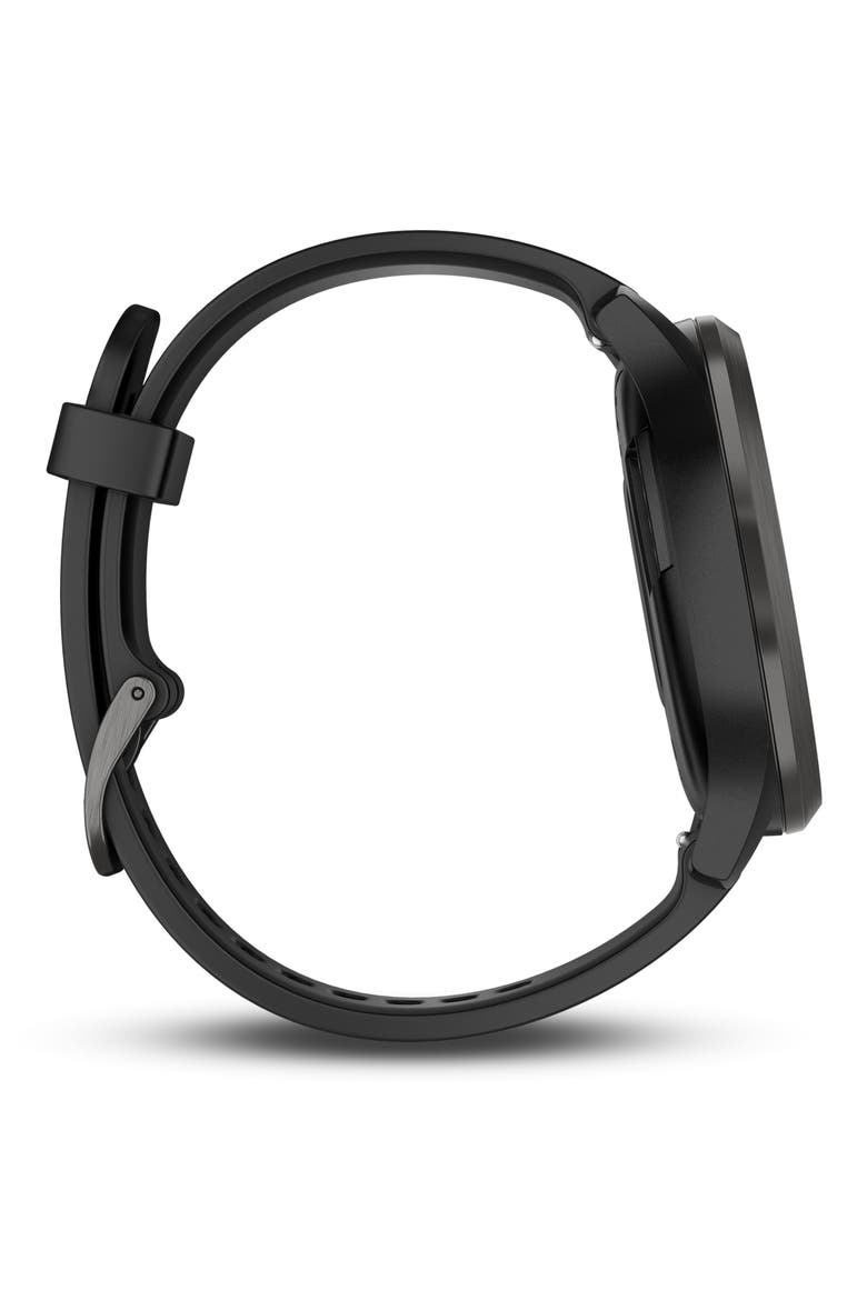 Vivomove HR Sport Hybrid Smart Watch, Alternate, color, BLACK/ BLACK/ BLACK