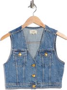 DL1961 Crop Denim Vest