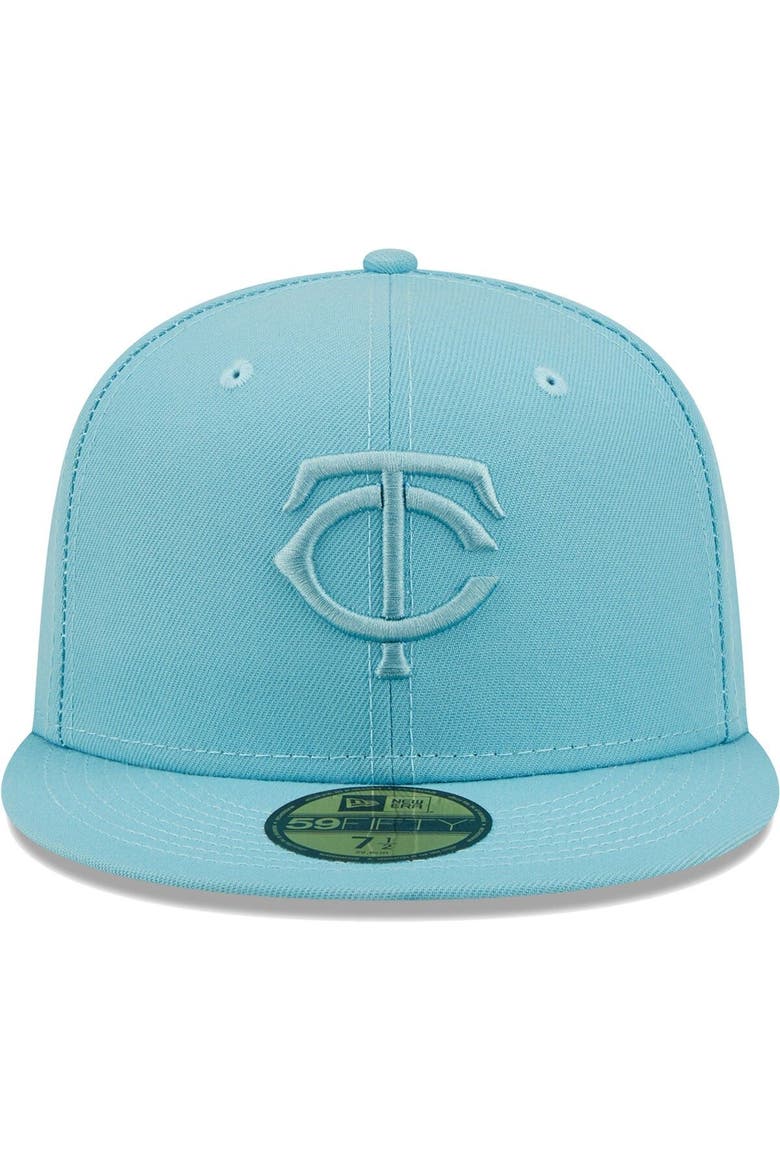 Men's New Era Light Blue Minnesota Twins Color Pack 59FIFTY Fitted Hat, Alternate, color, Light Blue