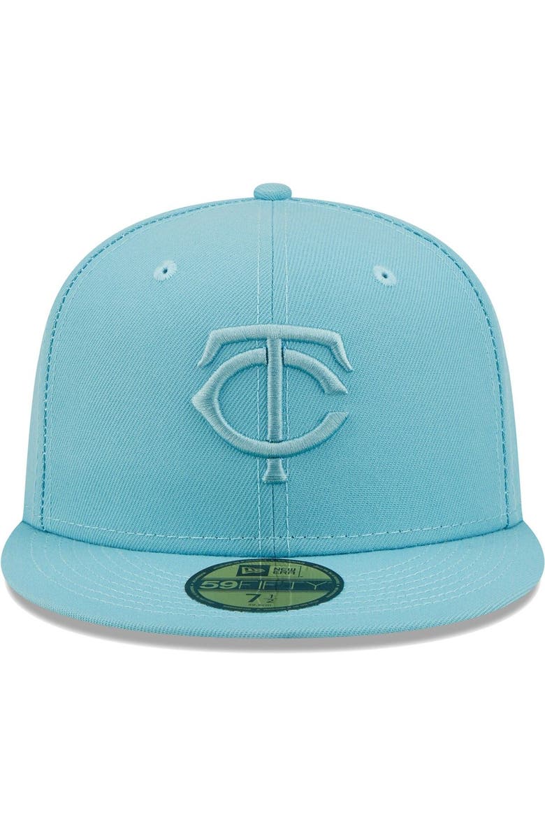New Era Men's New Era Light Blue Minnesota Twins Color Pack 59FIFTY Fitted Hat, Alternate, color, 