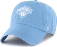 '47 Men's '47 Light Blue New York Knicks Clean Up Adjustable Hat