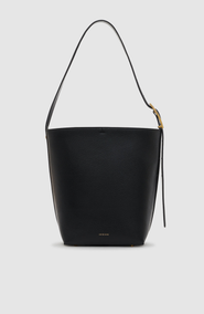 ANINE BING Elly Bucket Bag Grained Leather