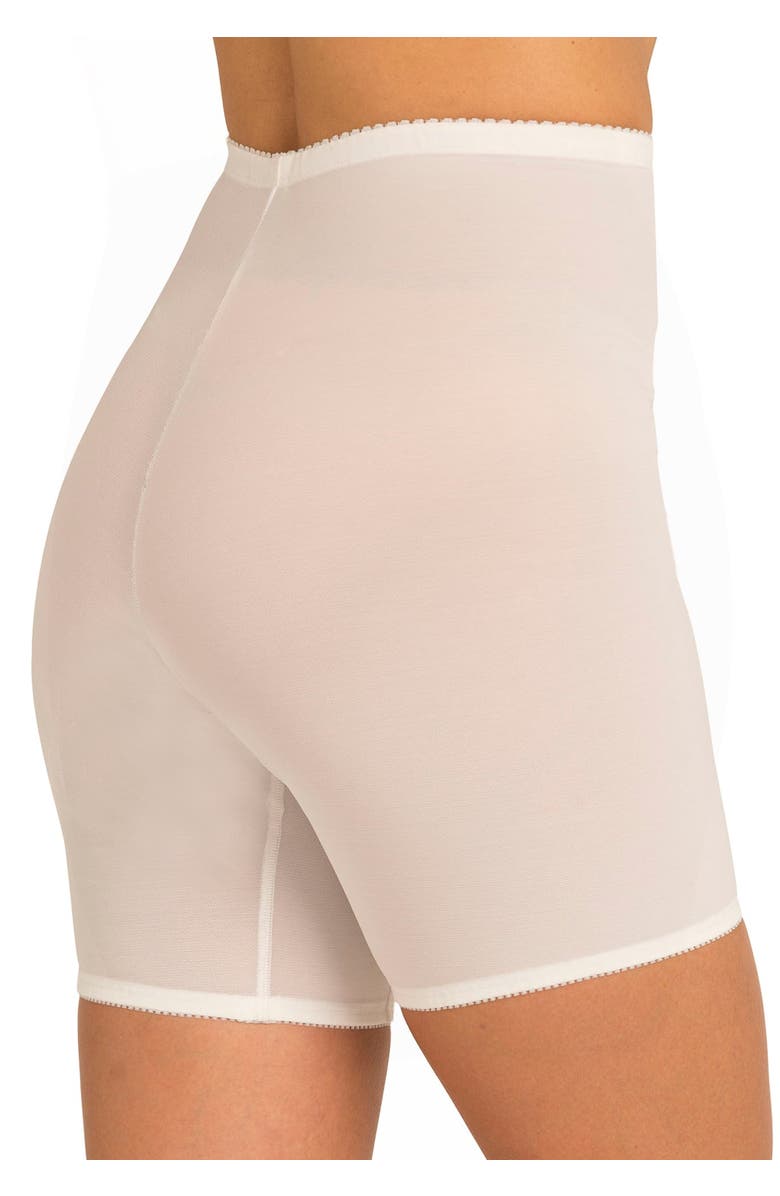 Secret Solutions High-Waist Power Mesh Long Leg Shaper, Alternate, color, Black