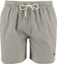 Barbour Gingham Seersucker Swim Trunks