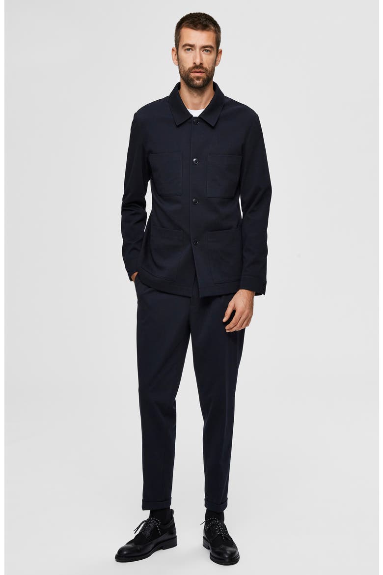 Jim Flex Hybrid Jersey Blazer Jacket, Alternate, color, NAVY BLAZER