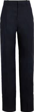 Bottega Veneta Shetland Wool Straight Leg Trousers