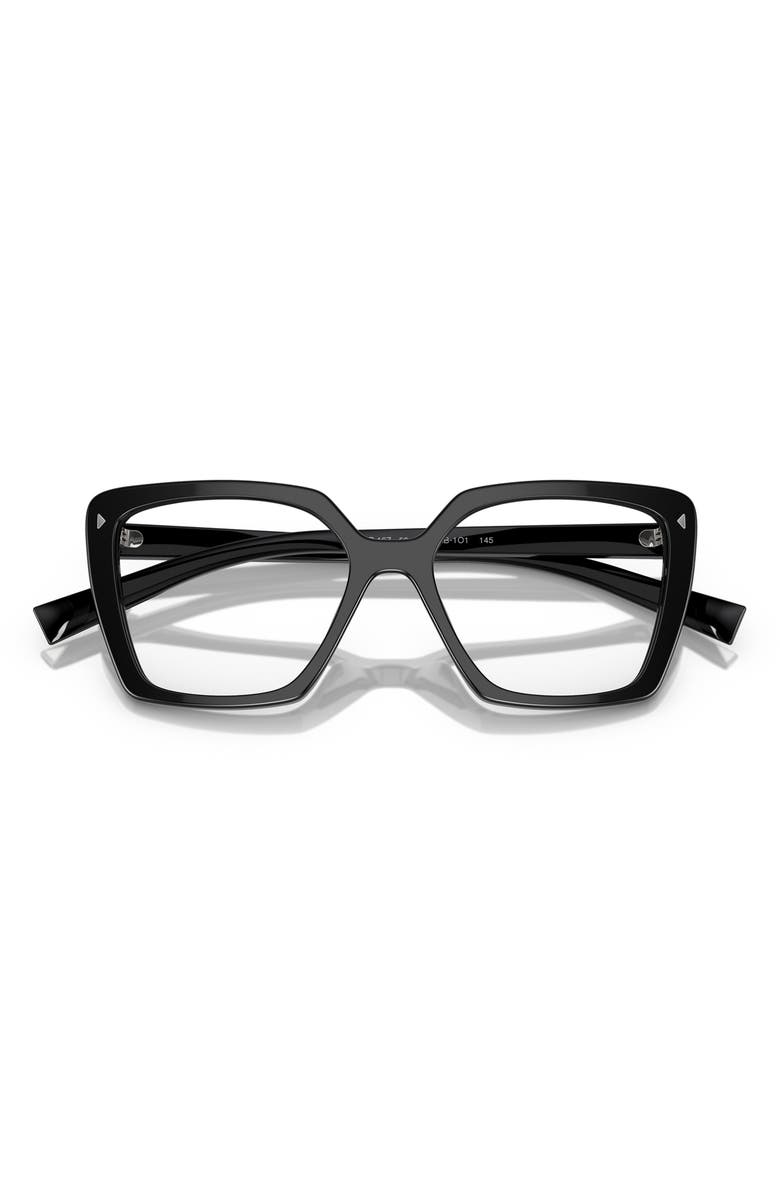 Prada 51mm Square Optical Glasses, Alternate, color,
