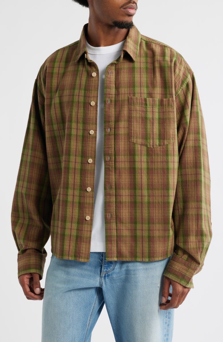 Elwood Art Department Plaid Poplin Button-Up Shirt, Main, color, Honors Plaid