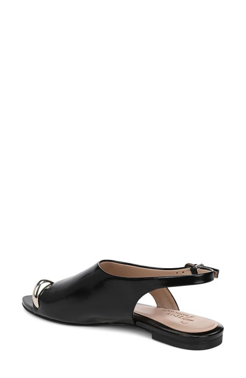 27 Edit Naturalizer Via Slingback Pointed Toe Sandal In Black Leather