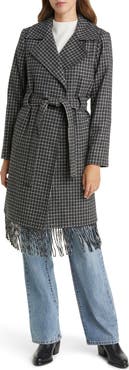 Sam Edelman Fringe Wrap Coat