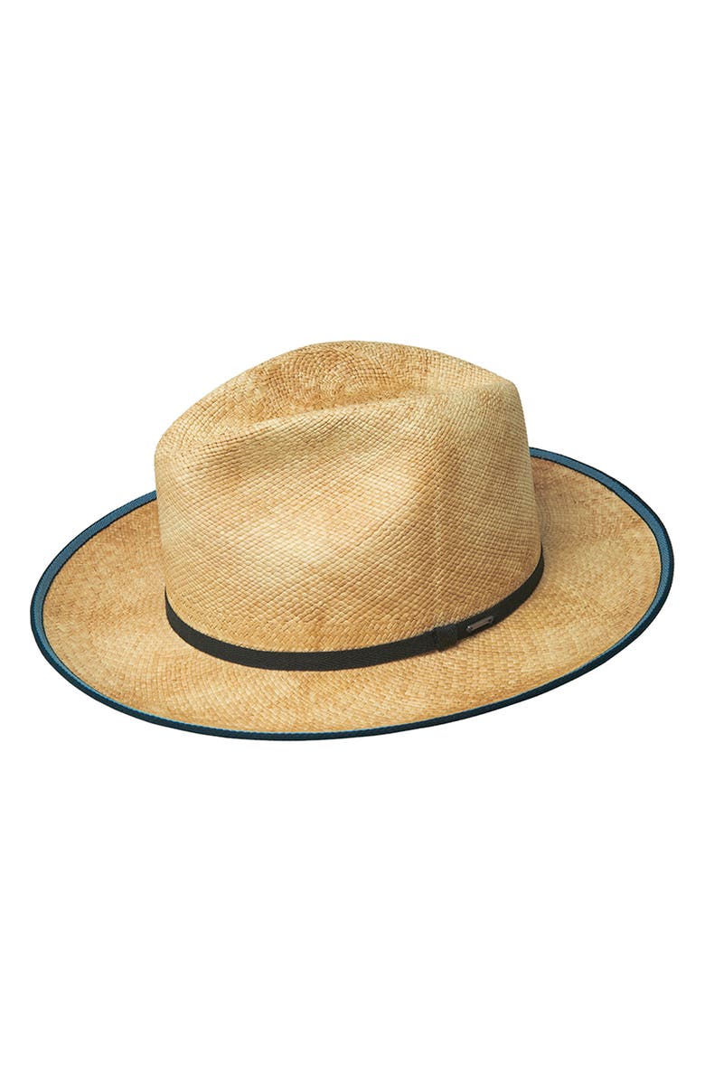 Bailey Parson Straw Panama Hat, Main, color, 