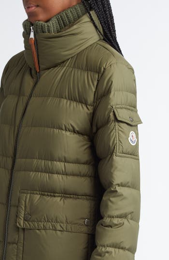 Moncler Baux Short Down Jacket ★関税込★ Moncler: Green Baux Short Down Jacket | SSENSE