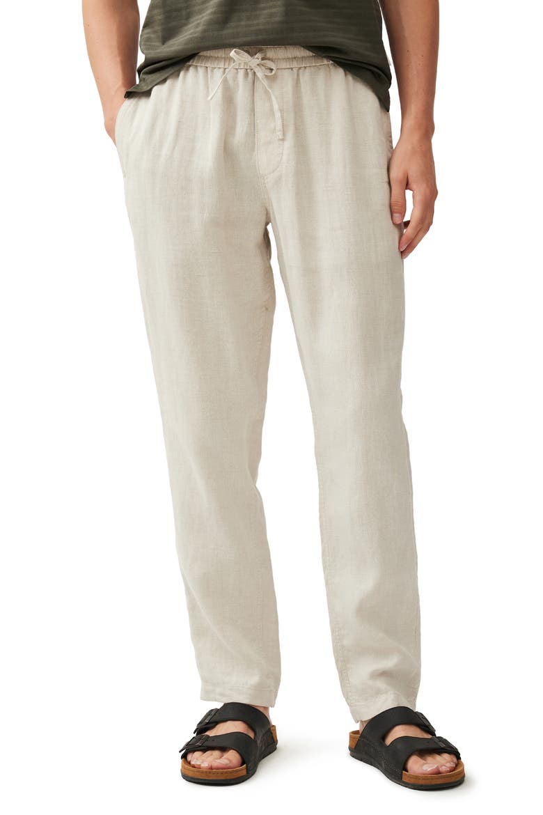 Linen Resort Pants, Main, color, OATMEAL