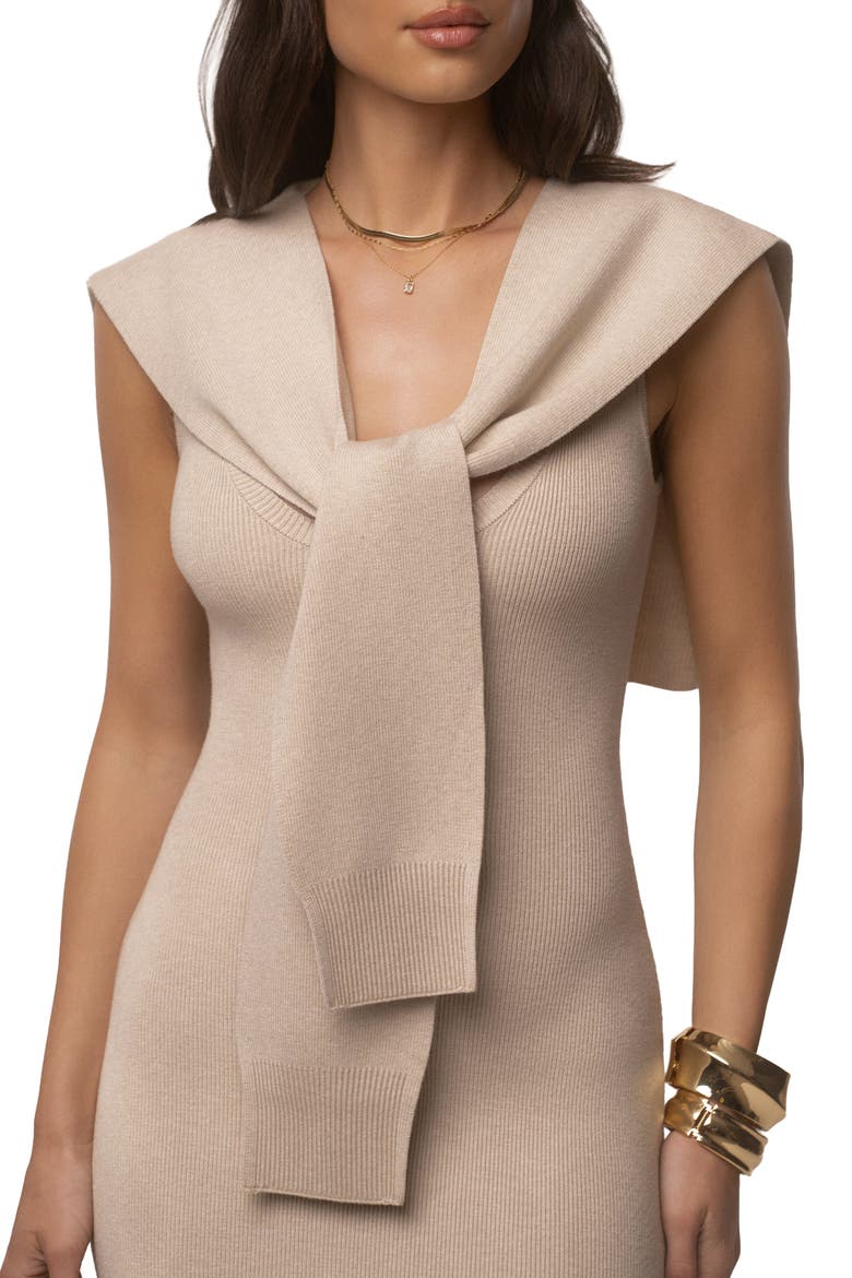 Florence Knit Maxi Dress, Alternate, color, Oatmeal