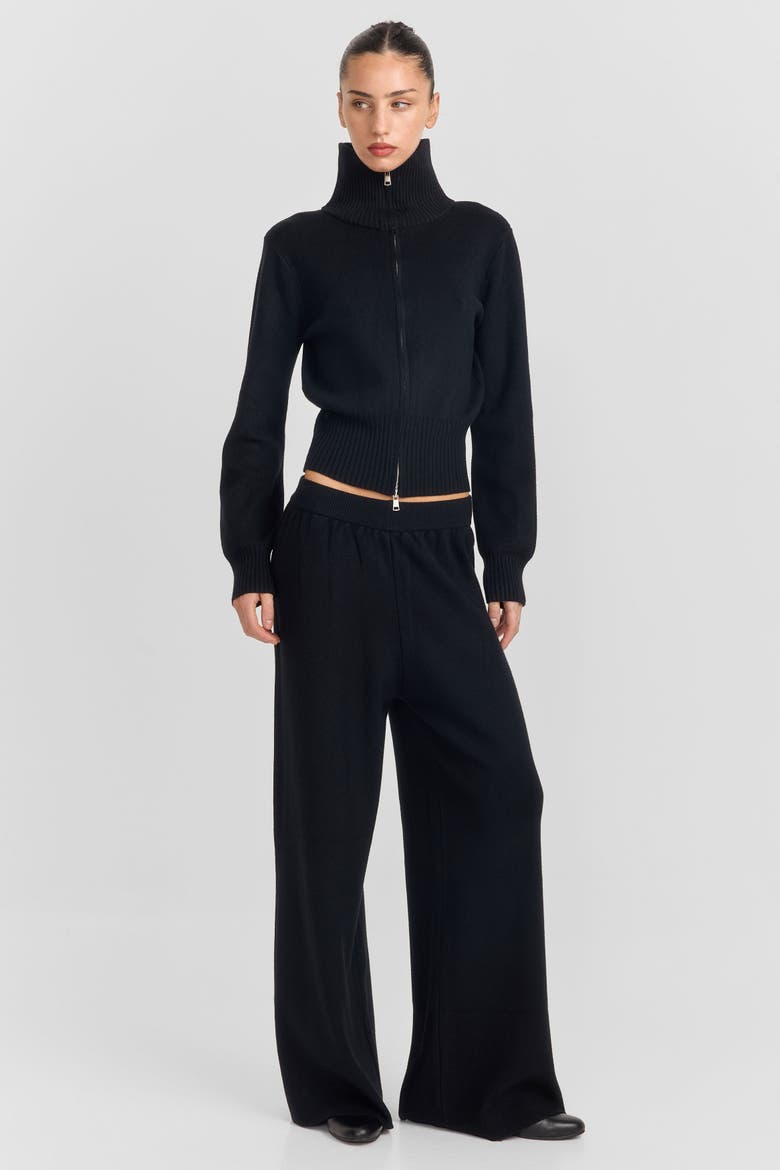 Clarisse Knit Pant, Alternate, color, Black