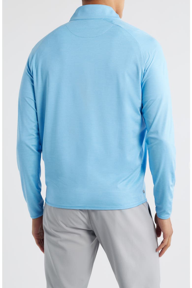 Crown Crafted Stealth Performance Quarter Zip Pullover, Alternate, color, BLUE TOPAZ