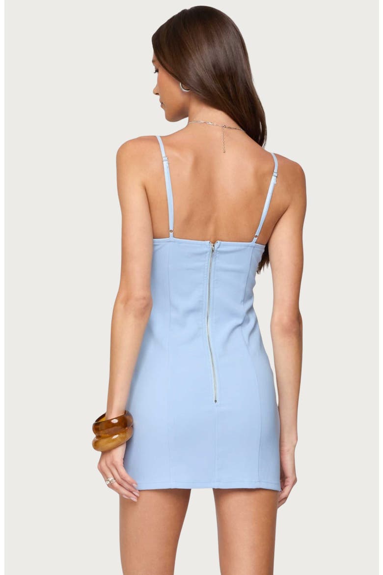 Callum Cutout Minidress, Alternate, color, LIGHT-BLUE