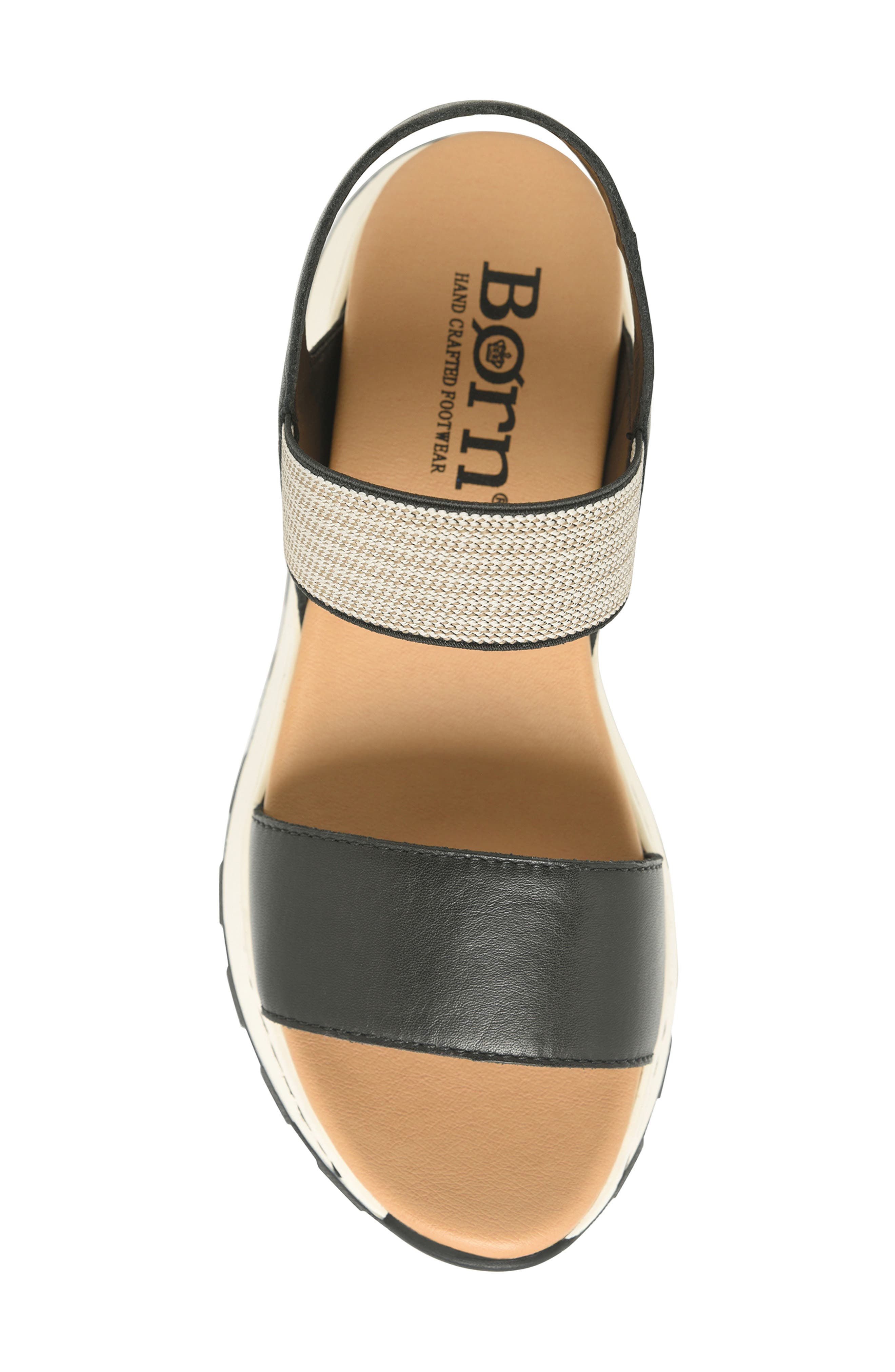 Børn Mimi Ankle Strap Sandal, Alternate, color, Black Leather