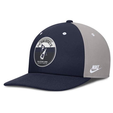 Men's Nike Navy/Gray Penn State Nittany Lions Prep Pro Performance Snapback Hat