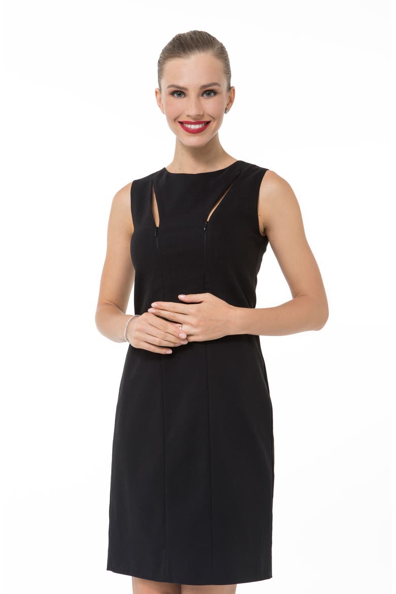 Secret Dress for Nursing and Ever After, Alternate, color, BLACK