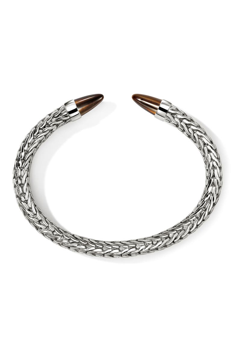 Spear 50 Flex Cuff Bracelet, Alternate, color, SILVER