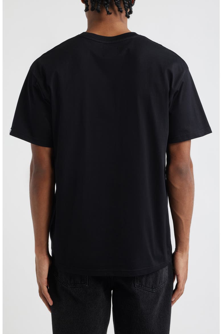 Curve Logo Short Sleeve Graphic T-Shirt, Alternate, color, BLACK