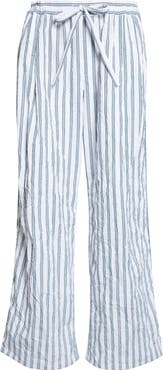 Dolce&Gabbana Stripe Crinkled Poplin PJ Pants