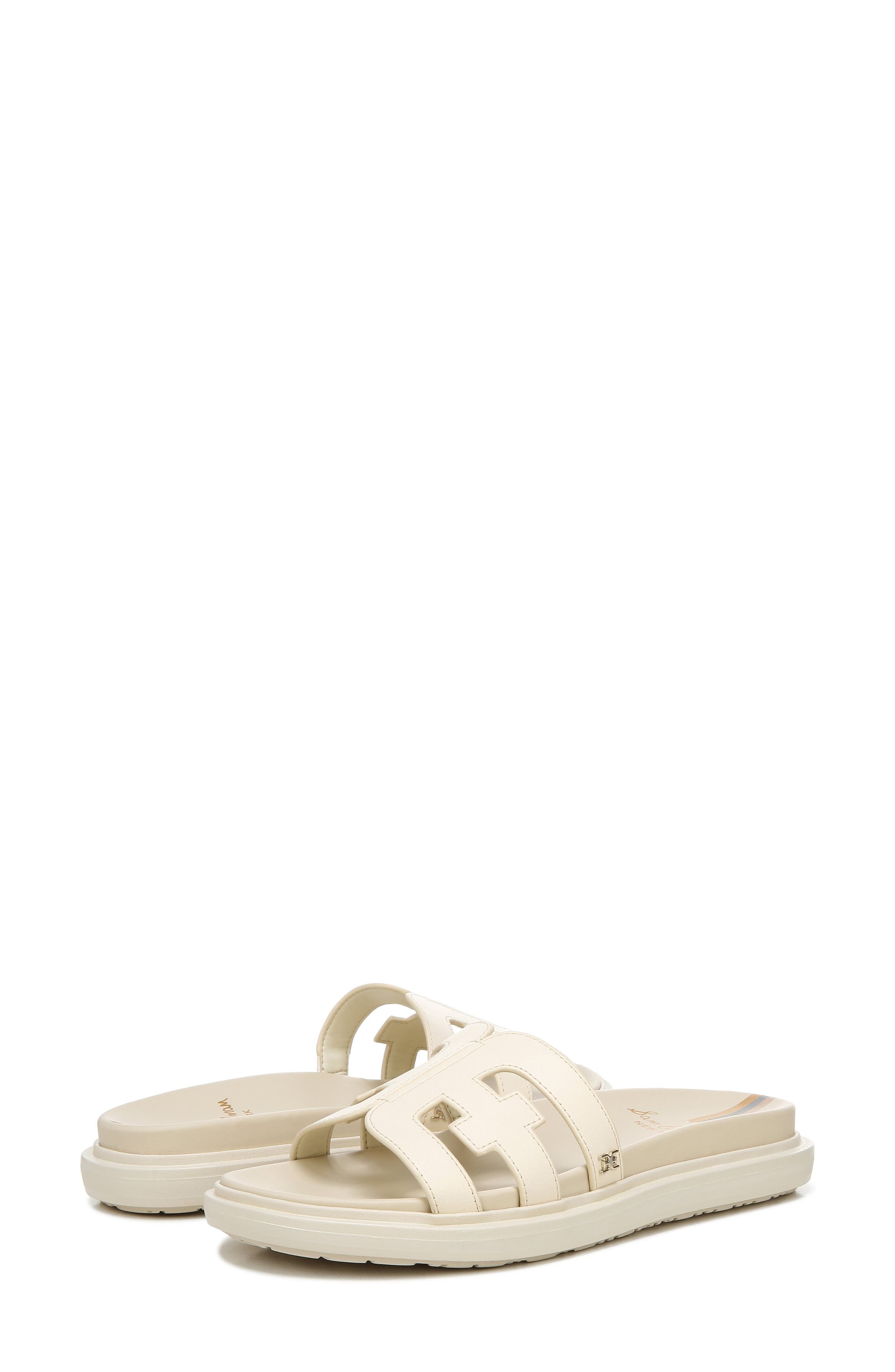 Valeri Platform Slide Sandal, Alternate, color, IVORY