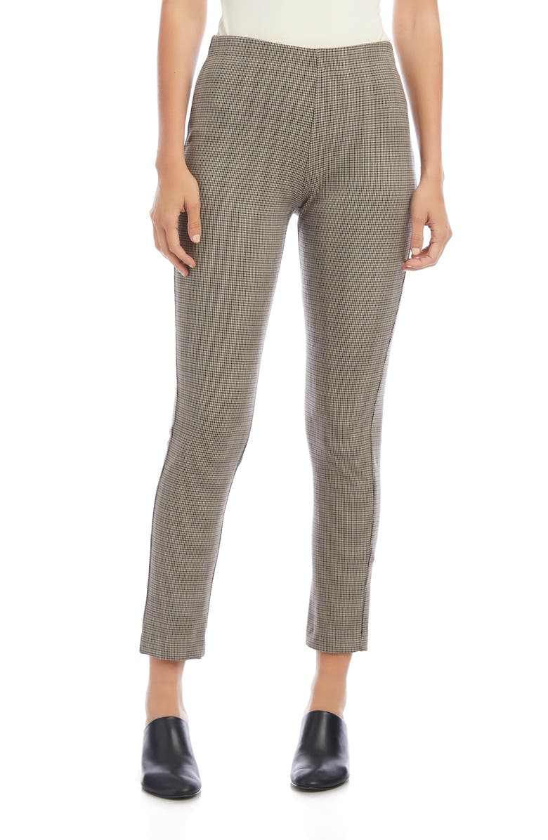 Karen Kane Piper Check Pants, Main, color,