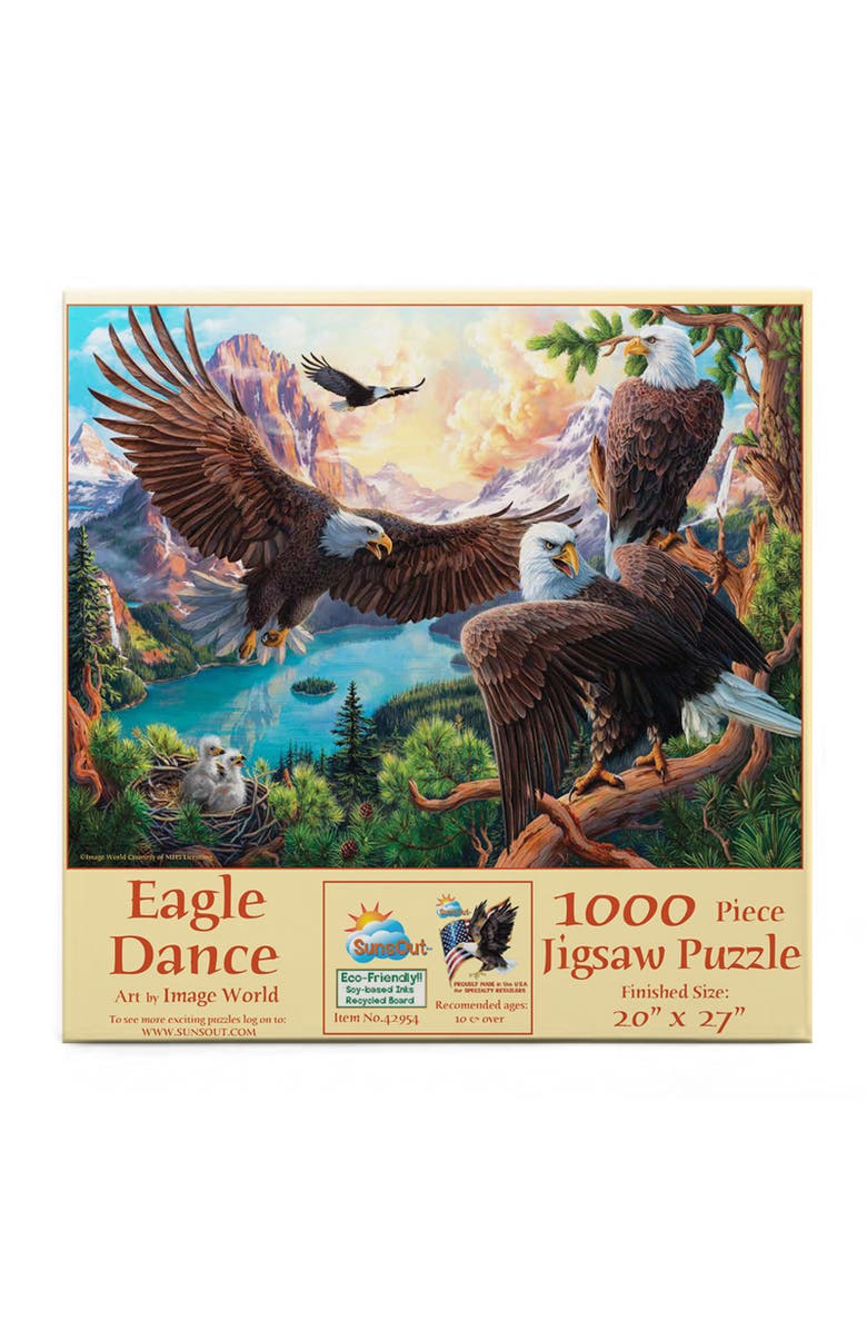 Sunsout Eagle Dance 1000 piece Jigsaw Puzzle for Adults, Alternate, color, Multicolor